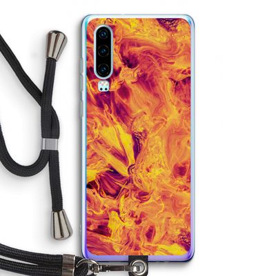 Eternal Fire: Huawei P30 Transparant Hoesje met koord