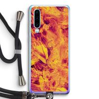 Eternal Fire: Huawei P30 Transparant Hoesje met koord
