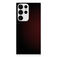 Samsung Galaxy S23 Ultra | TPU bumper | Geruit Rood