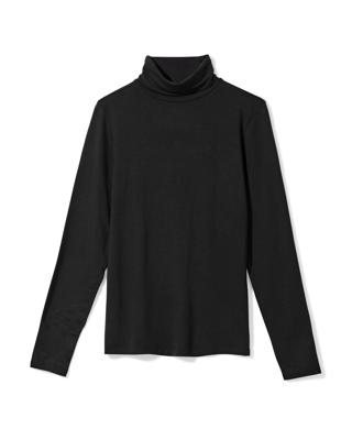 HEMA Dames Themo T-shirt Col Zwart (zwart)