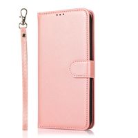 Samsung Galaxy S22 hoesje - Bookcase - Koord - Pasjeshouder - Portemonnee - Kunstleer - Rose Goud - thumbnail