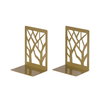 LIROdesign Boekensteun Goud - Design (set van 2 stuks)