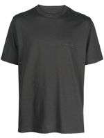 Sease t-shirt à logo brodé en coton - Gris