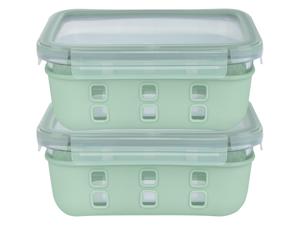 LIVARNO home Glazen lunchboxenset (Mint)