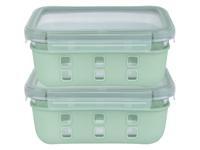 LIVARNO home Glazen lunchboxenset (Mint)