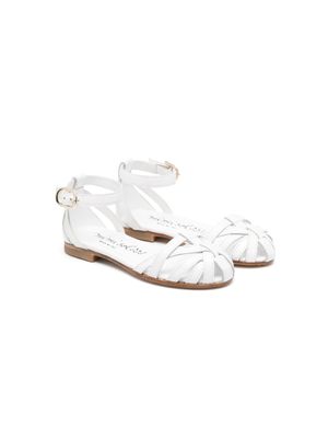Mi Mi Sol sandales en cuir à bride cheville - Blanc