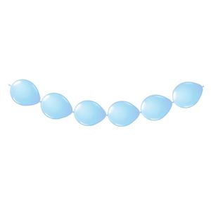 Folat BV Lichtblauwe knoopballonnen, 8st.