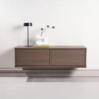 Nohr Hangend TV-meubel 'Shaleen' 100cm, kleur Mokka