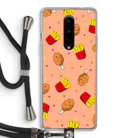 Chicken 'n Fries: OnePlus 8 Transparant Hoesje met koord