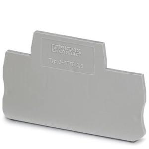 D-STTB 2,5  - End/partition plate for terminal block D-STTB 2,5