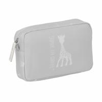 Reistasje Sophie la Girafe Lichtgrijs 20 x 13 x 5,5 cm