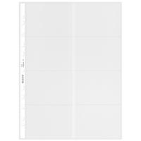 Showtas leitz premium visitekrt pp a4 glashelder | 10 stuks