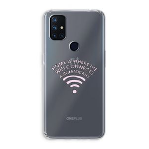 Home Is Where The Wifi Is: OnePlus Nord N10 5G Transparant Hoesje