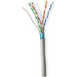 Nedis CCBG8522GY100S netwerkkabel Grijs 100 m Cat6 F/UTP (FTP)