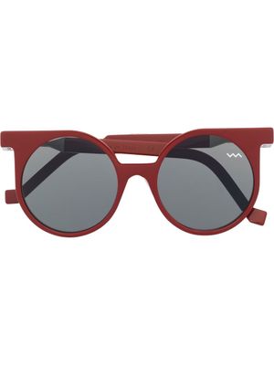 VAVA Eyewear lunettes de soleil à monture ronde - Rouge