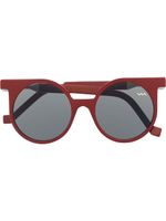 VAVA Eyewear lunettes de soleil à monture ronde - Rouge VAVA Eyewear lunettes de soleil à monture ronde - Rouge
