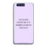 Tequila: Honor 9 Transparant Hoesje