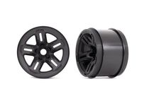 Traxxas - Wheels, 3.8' (black) (2) (17mm splined) (TRX-9671) - thumbnail