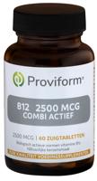 Vitamine B12 2500mcg combi actief 60 Zuigtabletten