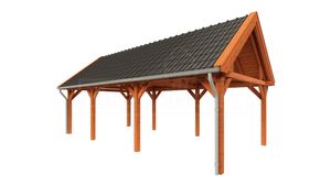 Tijdelijk 15% korting | Trendhout Buitenverblijf zadeldak XL 875x440 cm- Zadeldak- Hout- Trendhout