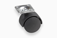 Metafranc Dubbel Wiel 50Mm Met Plaat W - WU0800110