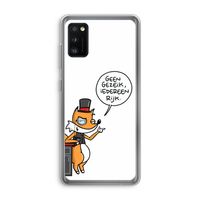 Geen Gezeik: Samsung Galaxy A41 Transparant Hoesje