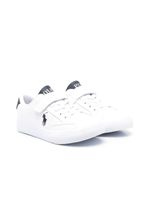 POLO RALPH LAUREN KIDS baskets à motif Polo Poly - Blanc