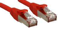 LINDY 45620 RJ45 Netwerkkabel, patchkabel CAT 6 S/FTP 0.30 m Rood 1 stuk(s)