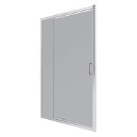 Kerra Optimo D3 douchedeur grijsglas 140x190cm chroom - thumbnail