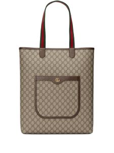 Gucci grand sac cabas Ophidia - Tons neutres