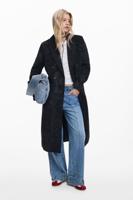 Zwarte textuurjas - BLACK - S