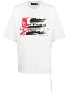 Mastermind Japan t-shirt en coton à imprimé graphique - Blanc