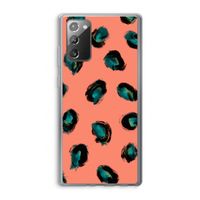 Pink Cheetah: Samsung Galaxy Note 20 / Note 20 5G Transparant Hoesje Pink Cheetah: Samsung Galaxy Note 20 / Note 20 5G Transparant Hoesje