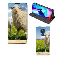 Motorola Moto G9 Play | Hoesje maken | Schaap en Lammetje Motorola Moto G9 Play | Hoesje maken | Schaap en Lammetje
