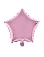 Folieballon Ster Roze - 46cm - thumbnail