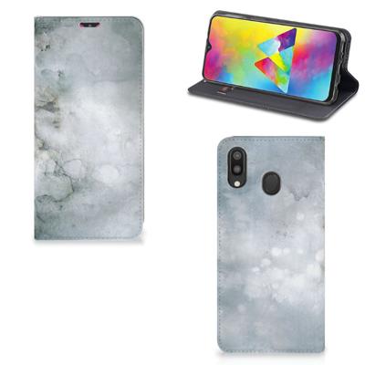 Bookcase Samsung Galaxy M20 Painting Grey Bookcase Samsung Galaxy M20 Painting Grey