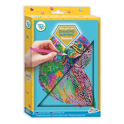 Grafix Maak je eigen diamond painting notebook blauw