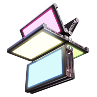 Falcon Eyes RGB LED Lamp PockeLite F7 Fold - thumbnail