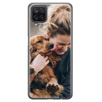 Samsung Galaxy A12 siliconen transparant - Hoesje ontwerpen