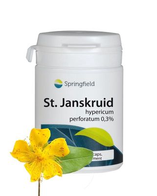 Springfield St. Janskruid 500 mg - 0,3% hypericine (60 vega caps)