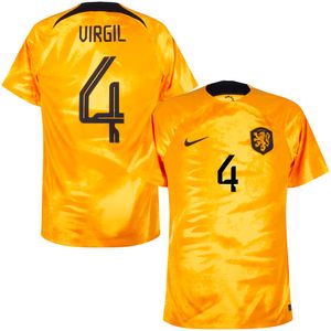 Nederlands Elftal Shirt Thuis 2022-2023 + Virgil 4