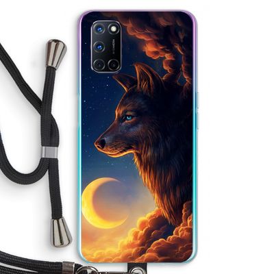 Night Guardian: Oppo A72 Transparant Hoesje met koord