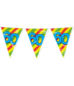 Happy Verjaardag Vlaggenlijn 60 Jaar (10m)