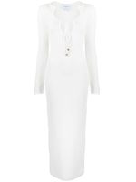 Casablanca robe Cut Out Boucle à effet de transparence