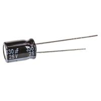 Panasonic Elektrolytische condensator Radiaal bedraad 3.5 mm 330 µF 25 V 20 % (Ø) 8 mm 1 stuk(s)