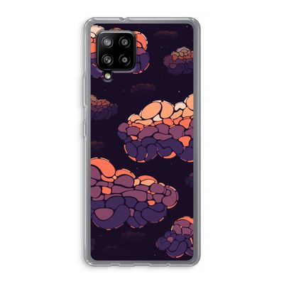 Patroon Wolken: Samsung Galaxy A42 5G Transparant Hoesje