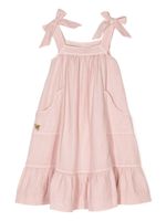 ZIMMERMANN Kids robe à détail de nœud - Rose