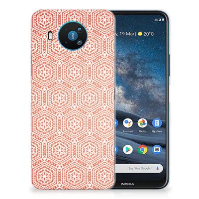 Nokia 8.3 | TPU bumper | Pattern Orange