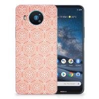 Nokia 8.3 | TPU bumper | Pattern Orange
