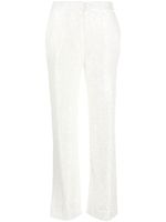 Claudie Pierlot pantalon évasé à sequins - Blanc